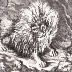 Leone - Lithograph by Fabrizio Clerici - 1941