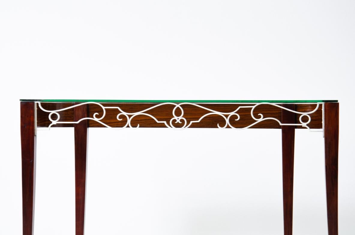 XX secolo Fabrizio Clerici  Console in palissandro in vendita