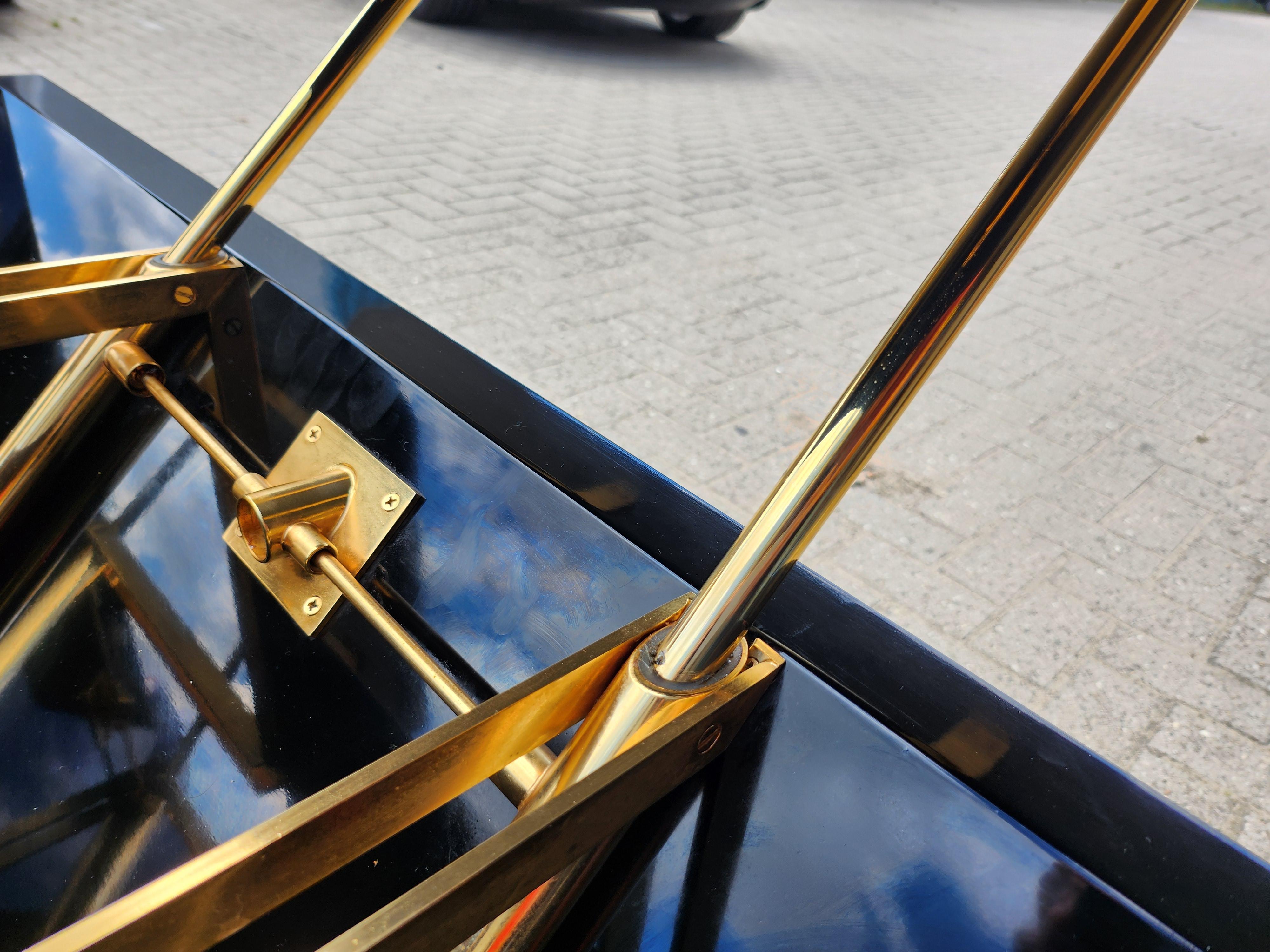 Fabrizio Cocchia Coclea Coffee Table in Lacquered Wood by Maison Jansen, 1971 For Sale 5