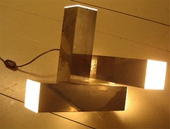 Fabrizio Cocchia e Gianfranco Fini Ascissa table lamp for New Lamp, Italy, 1970