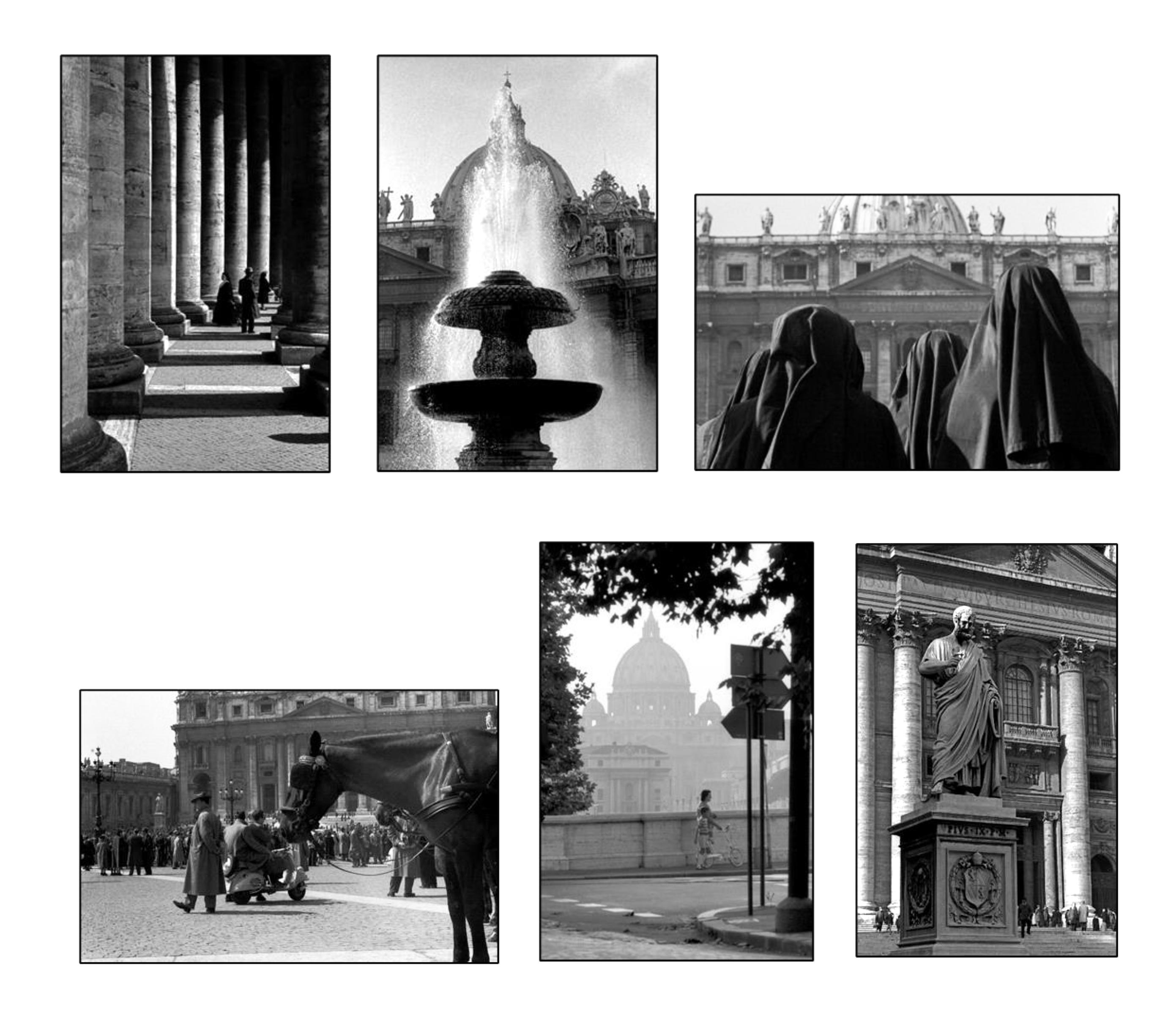 Fabrizio La Torre Black and White Photograph - 100th Anniversary Celebration Coffret # 7 - Vaticano - Vintage Photography