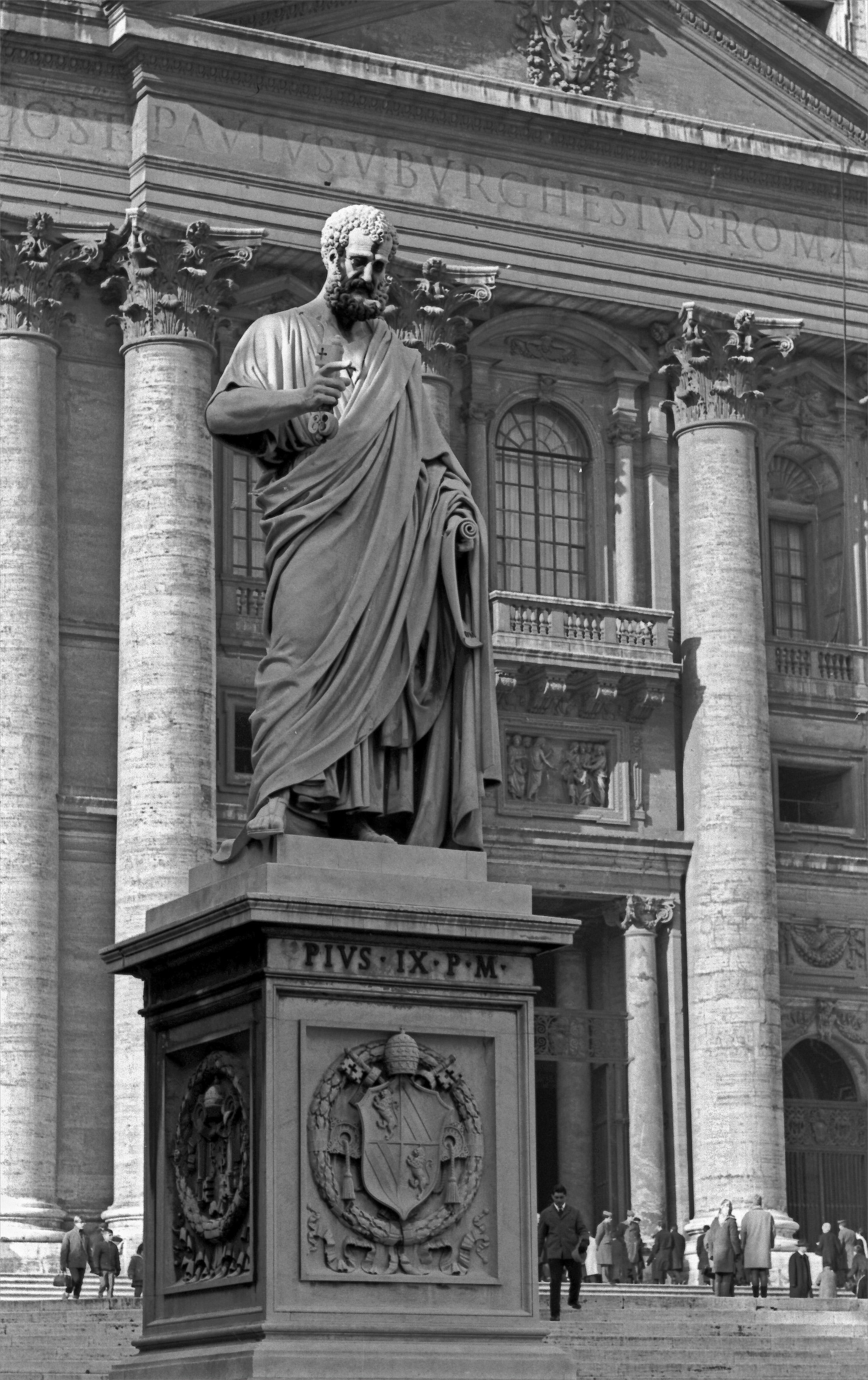 Fabrizio La Torre Black and White Photograph - La Roma di Pietro, 1968 - Limited Edition Black & White Photography