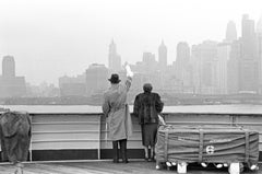 L'Addio, New York City (1956) - Large size Black & White Fine Art Print