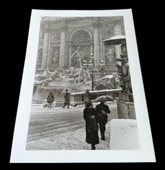 Poesia Invernale, Fontana di Trevi 1956 - Contemporary Black & White Photography