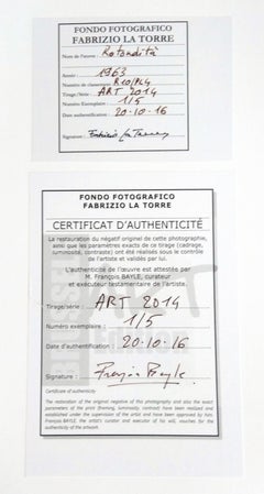 Rotondit, 1963 - Roma - Édition encadrée Photographie contemporaine en noir et blanc