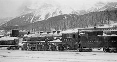 The Canadian Pacific Train (1956-Canada) Large size Black & White Fine Art Print