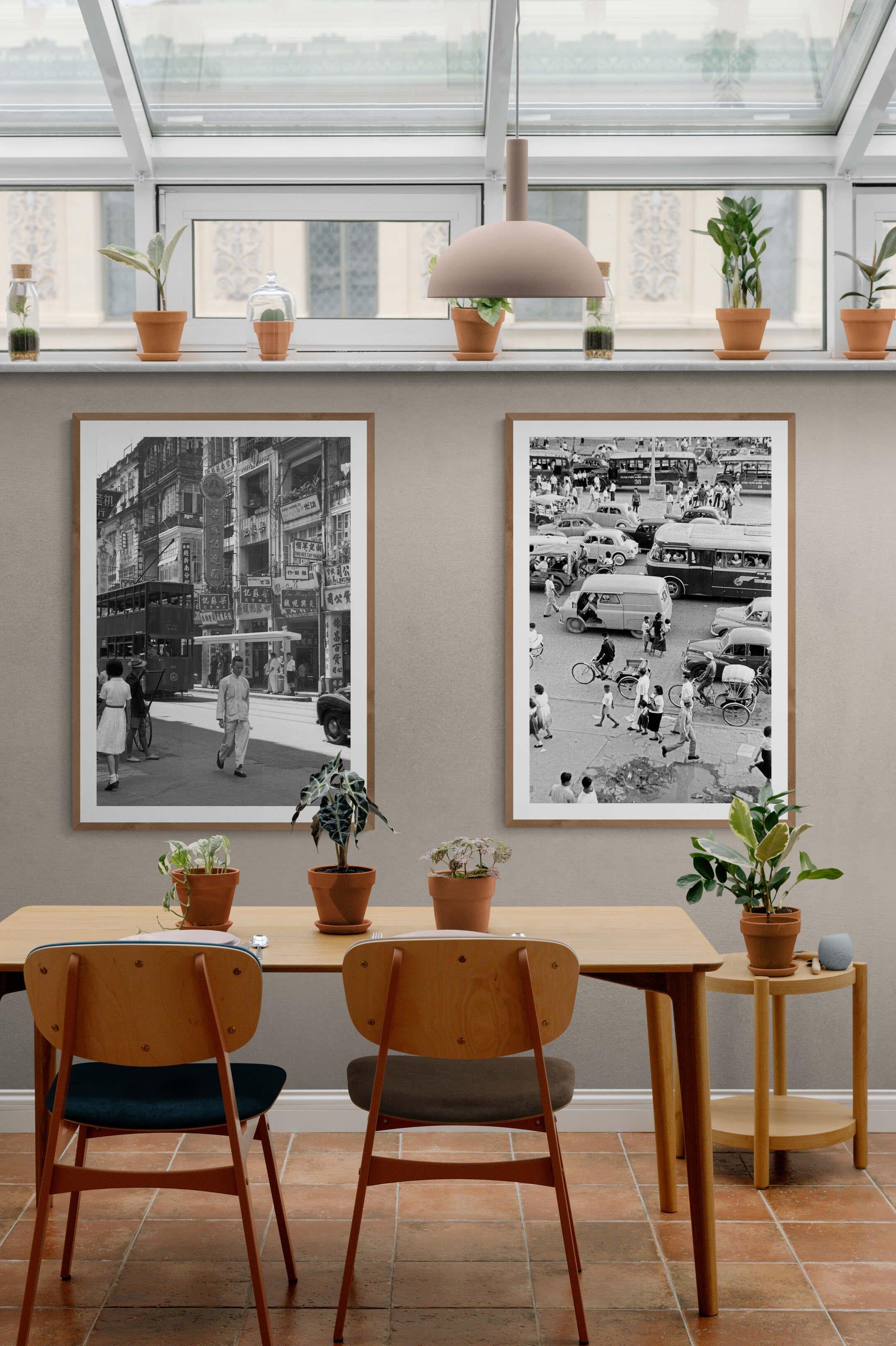 Tradizioni scomparse, Hong Kong 1958 - Full Framed Black & White Fine Art Print - Photograph de Fabrizio La Torre