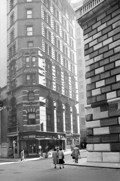 Verticalità, New York, 1955  - Photographie contemporaine en noir et blanc