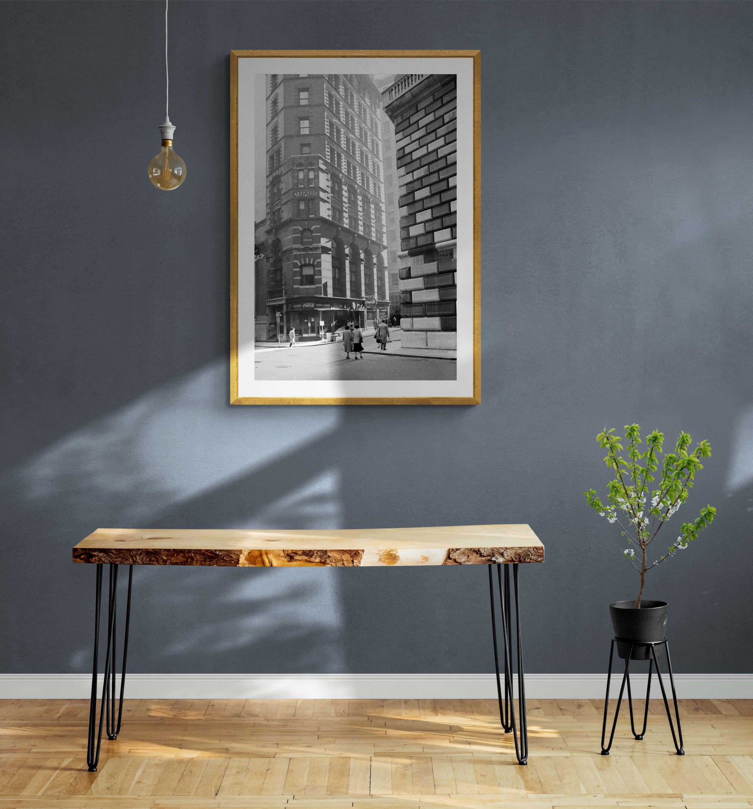 Verticalit, New York (1955) - Impression d'art en noir et blanc de grande taille - Photograph de Fabrizio La Torre