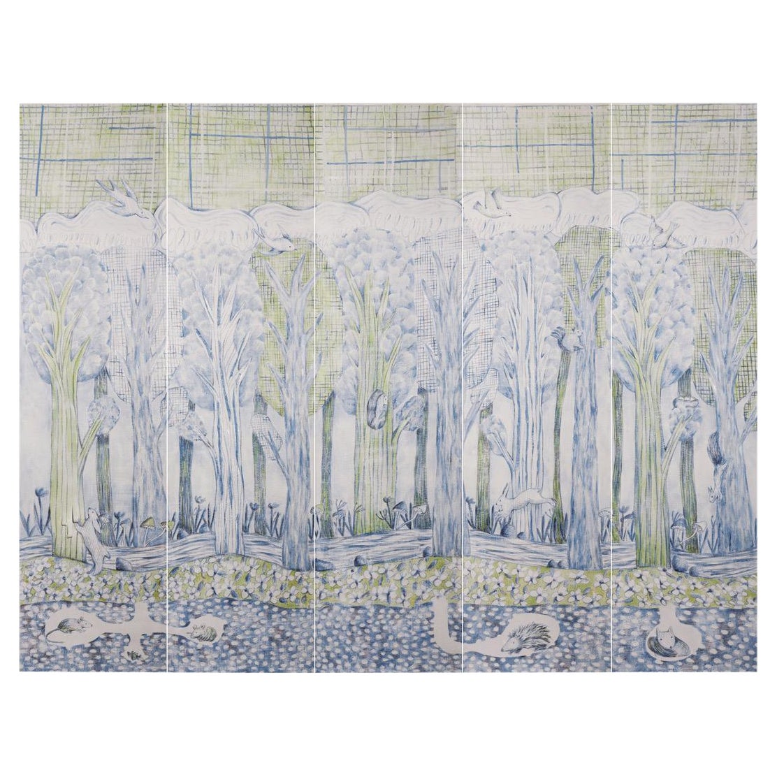 Papel Pintado a Mano Bosque Fabscarte, Skov en venta