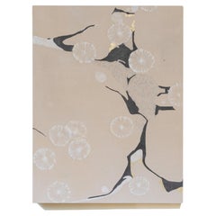 Handbemaltes Wanddekor aus Fabscarte Framework, Tender Flora