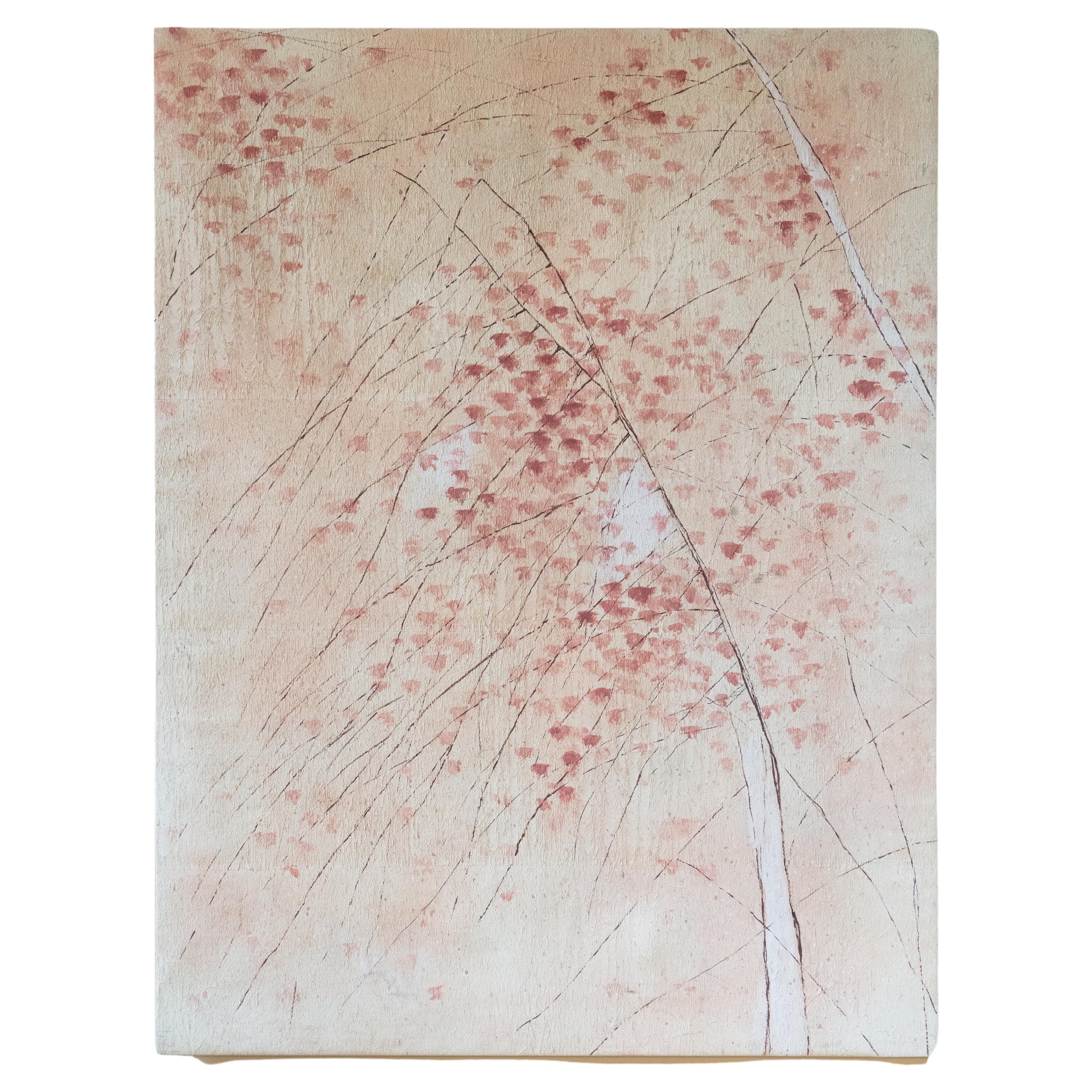 Fabscarte Marco Pintado a Mano Decoración de Pared, Albero Rosa