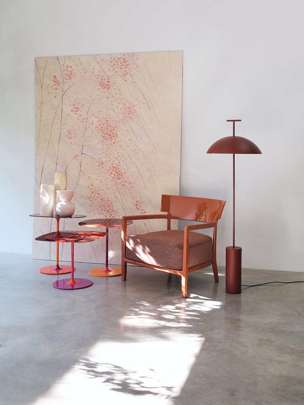 Italian Fabscarte Handmade and Hand Painted, Albero Rosa For Sale