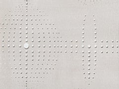 Fabscarte Handmade and Hand Painted Wallpaper, Cactus Bianco