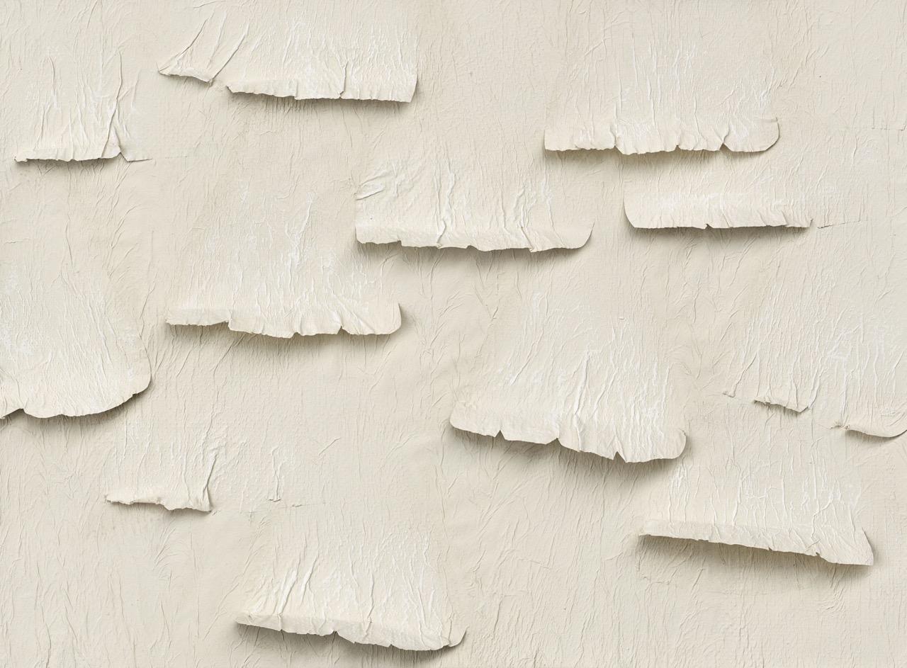 Papel pintado Fabscarte hecho y pintado a mano, Ginko Bianco Siglo XXI y contemporáneo en venta