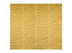 Fabscarte Handmade and Hand Painted Wallpaper, Ginko Giallo