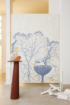 Fabscarte Handmade and Hand Painted Wallpaper, Post Garden