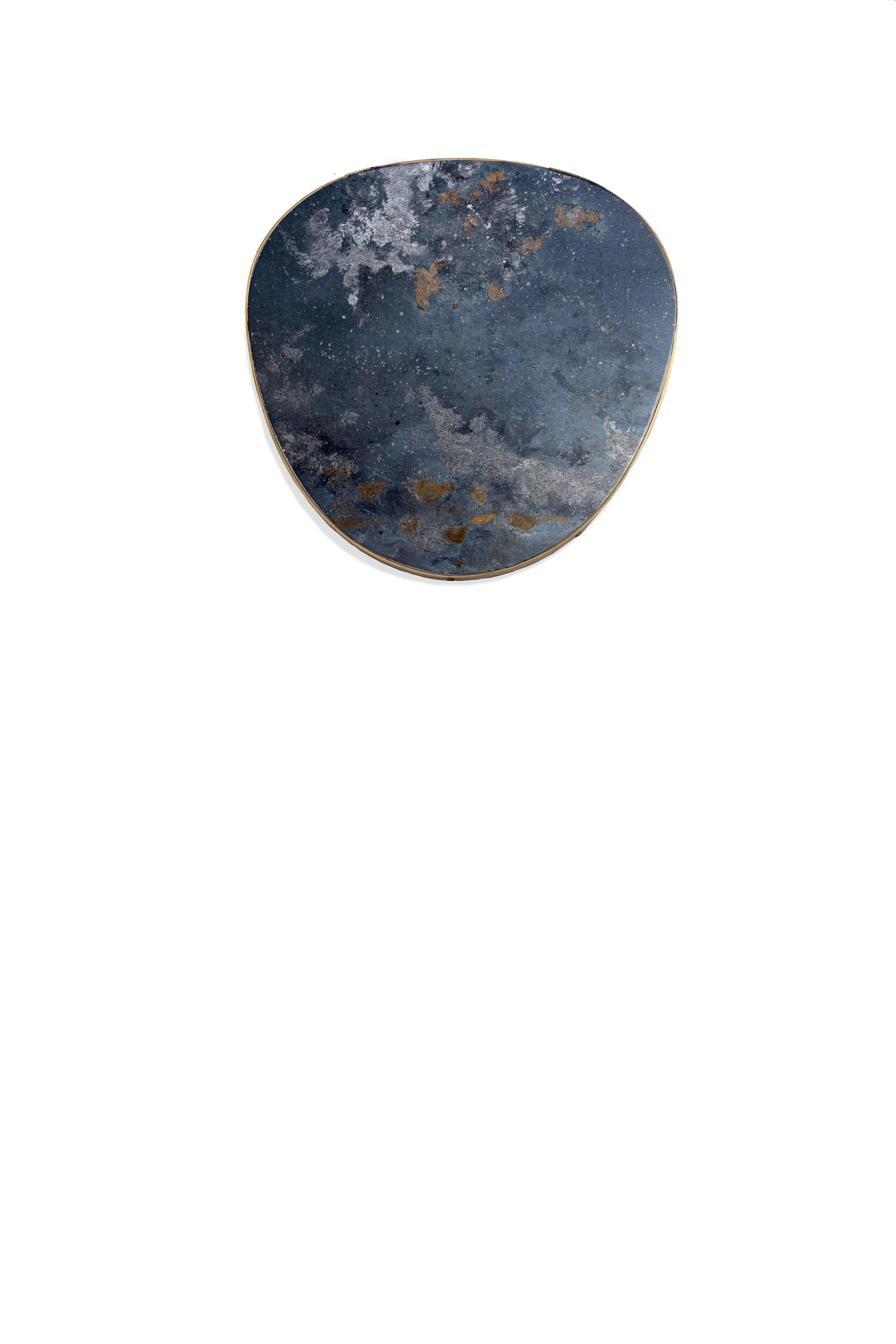 Fait main Lampe murale Fabscarte, faite à la main, peinte à la main, poussière Midnight Moon en vente