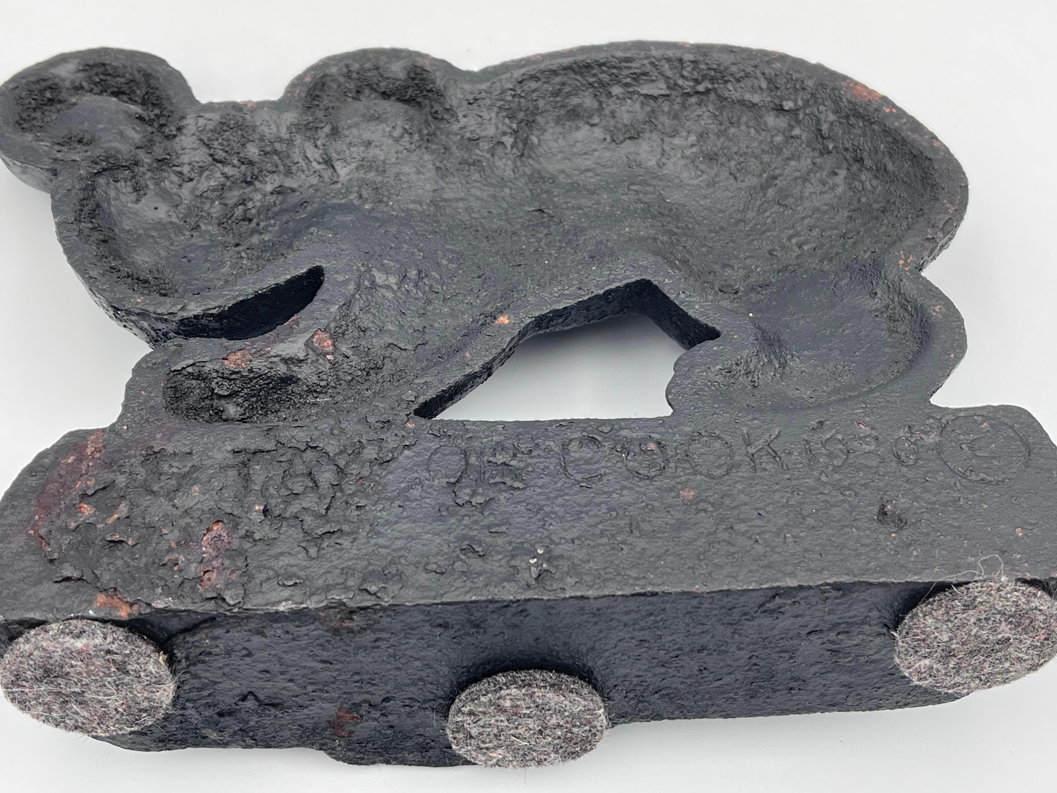 Ferro Favoloso fermaporta in ghisa 1930 Art Deco firmato Taylor Cook Whimsical Koala #5 in vendita