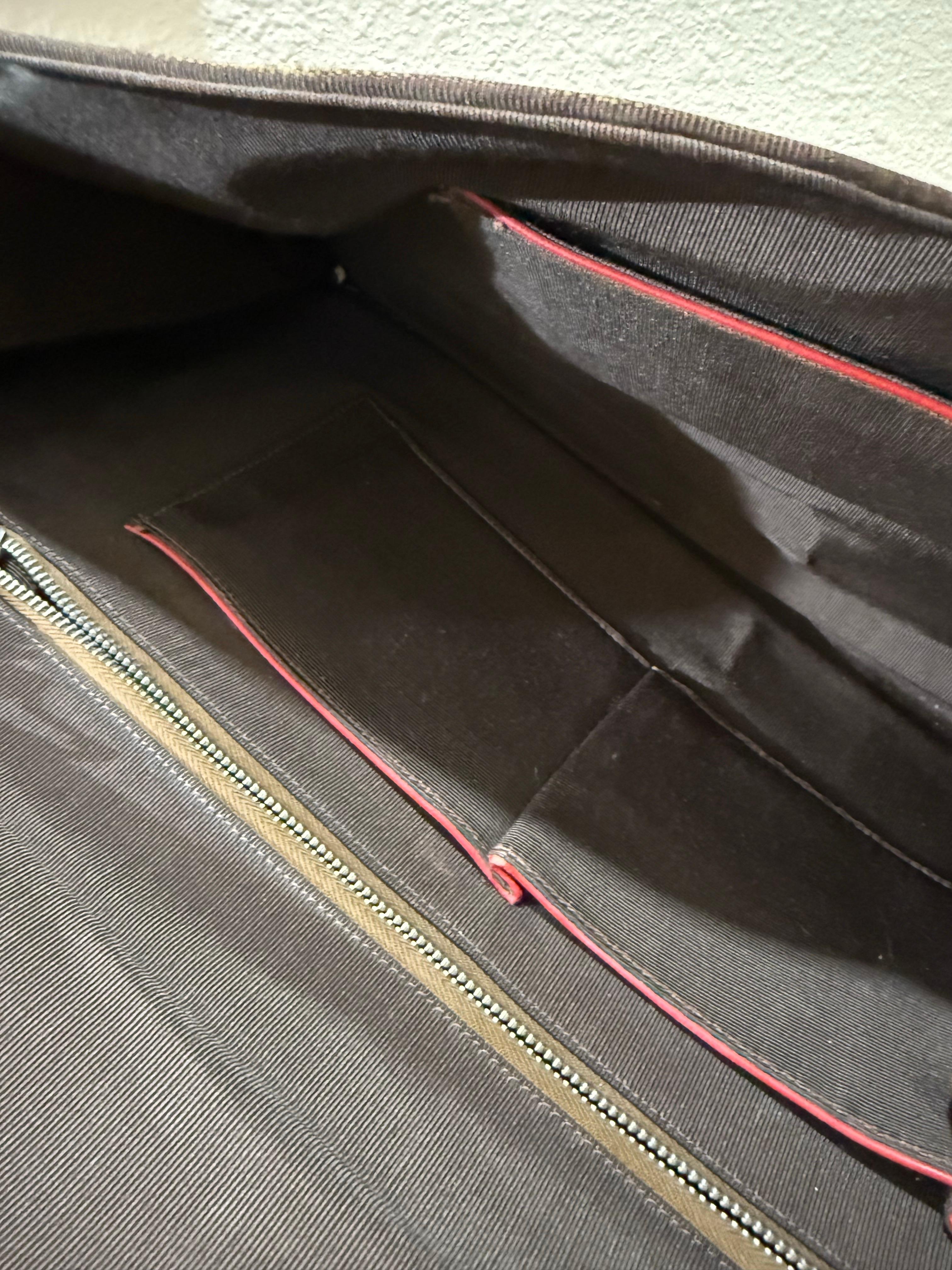 Favolosa busta con chiusura a linguetta in alligatore arlecchino marrone degli anni '40 in vendita 7