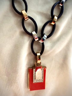 Fabuloso collar sautoir de moda de los años 60