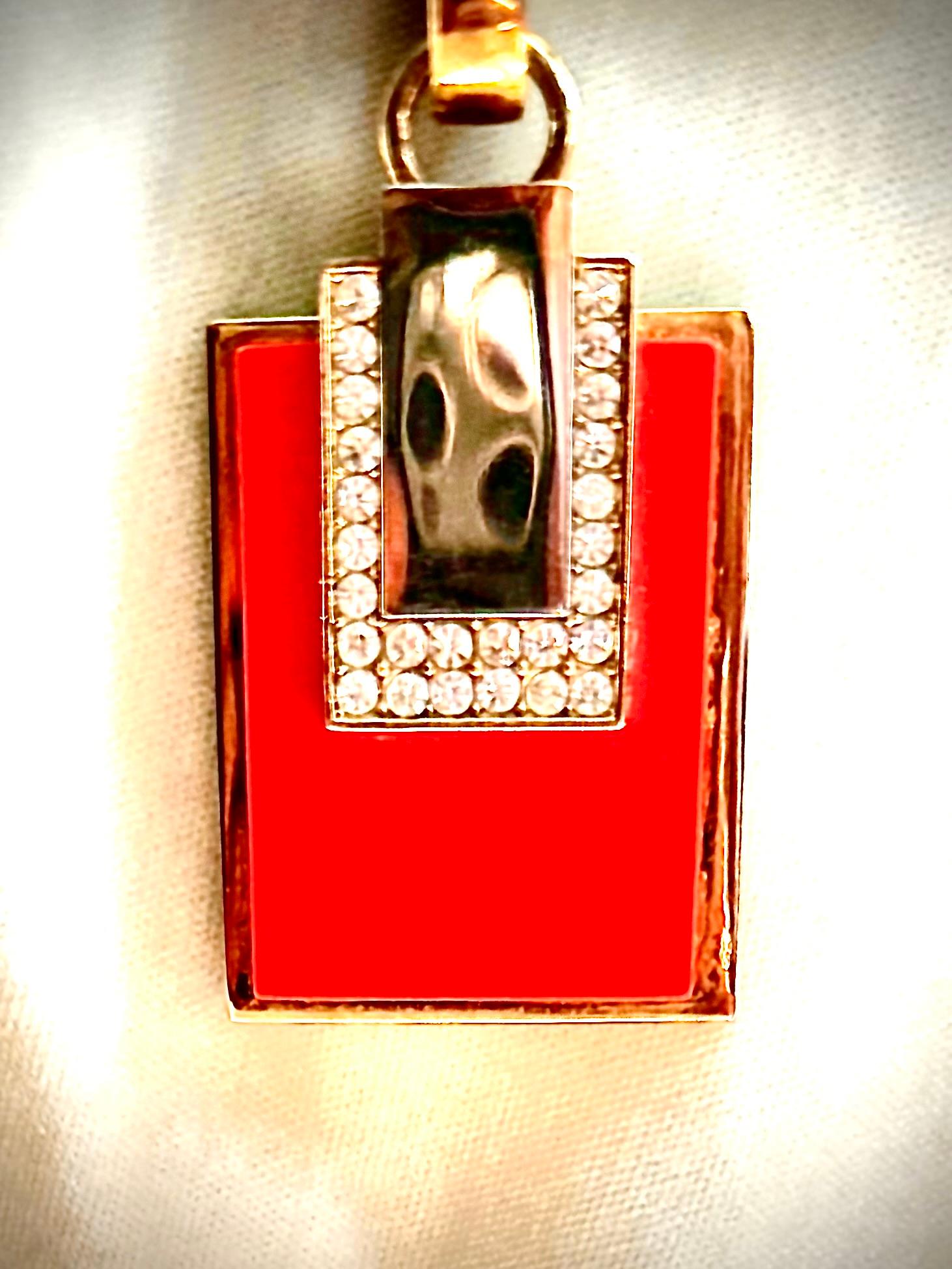 Fabulous 1960's Mode sautoir Halskette im Angebot 3