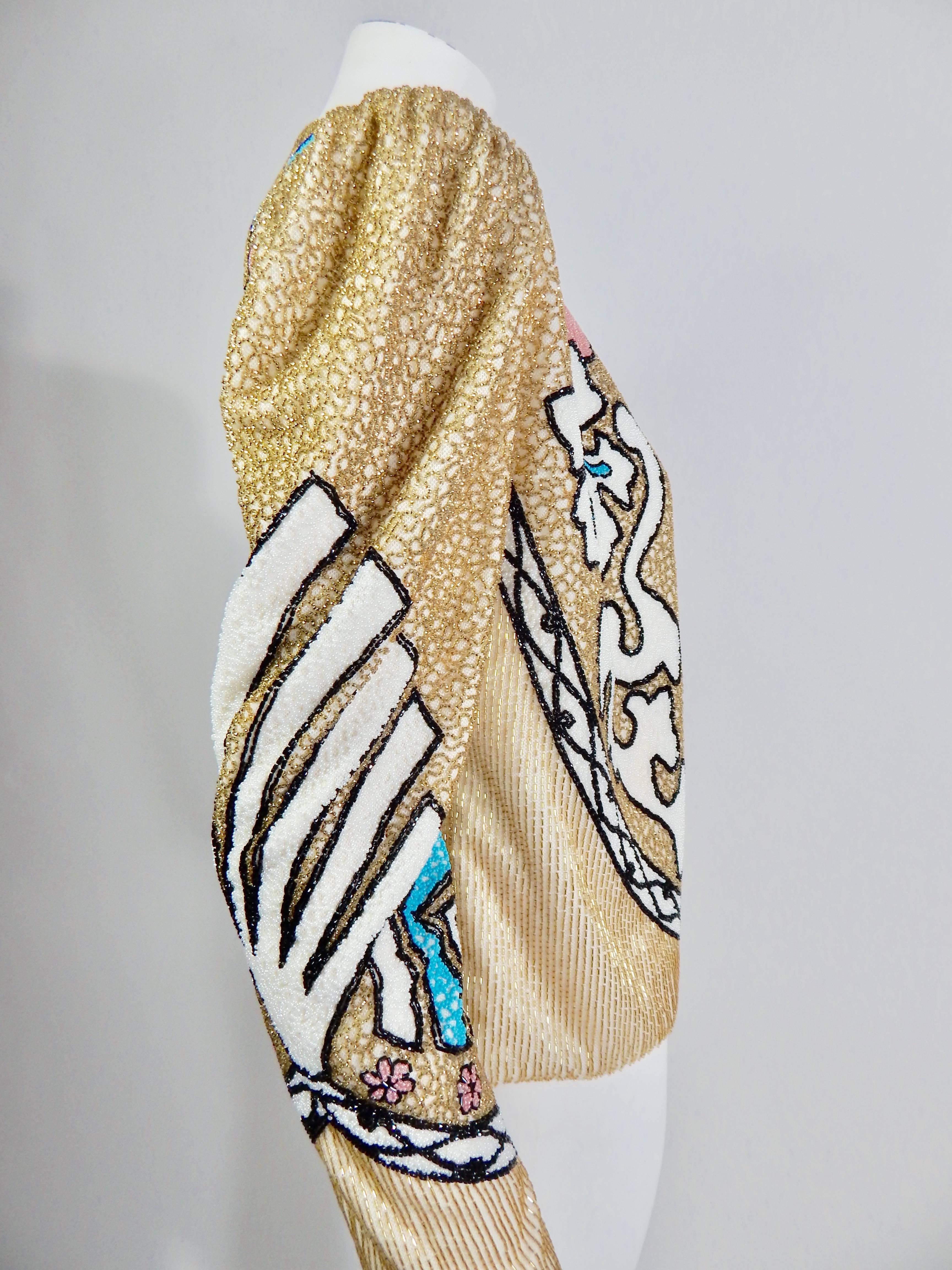 Beaded Jacket, 1980s  For Sale 3