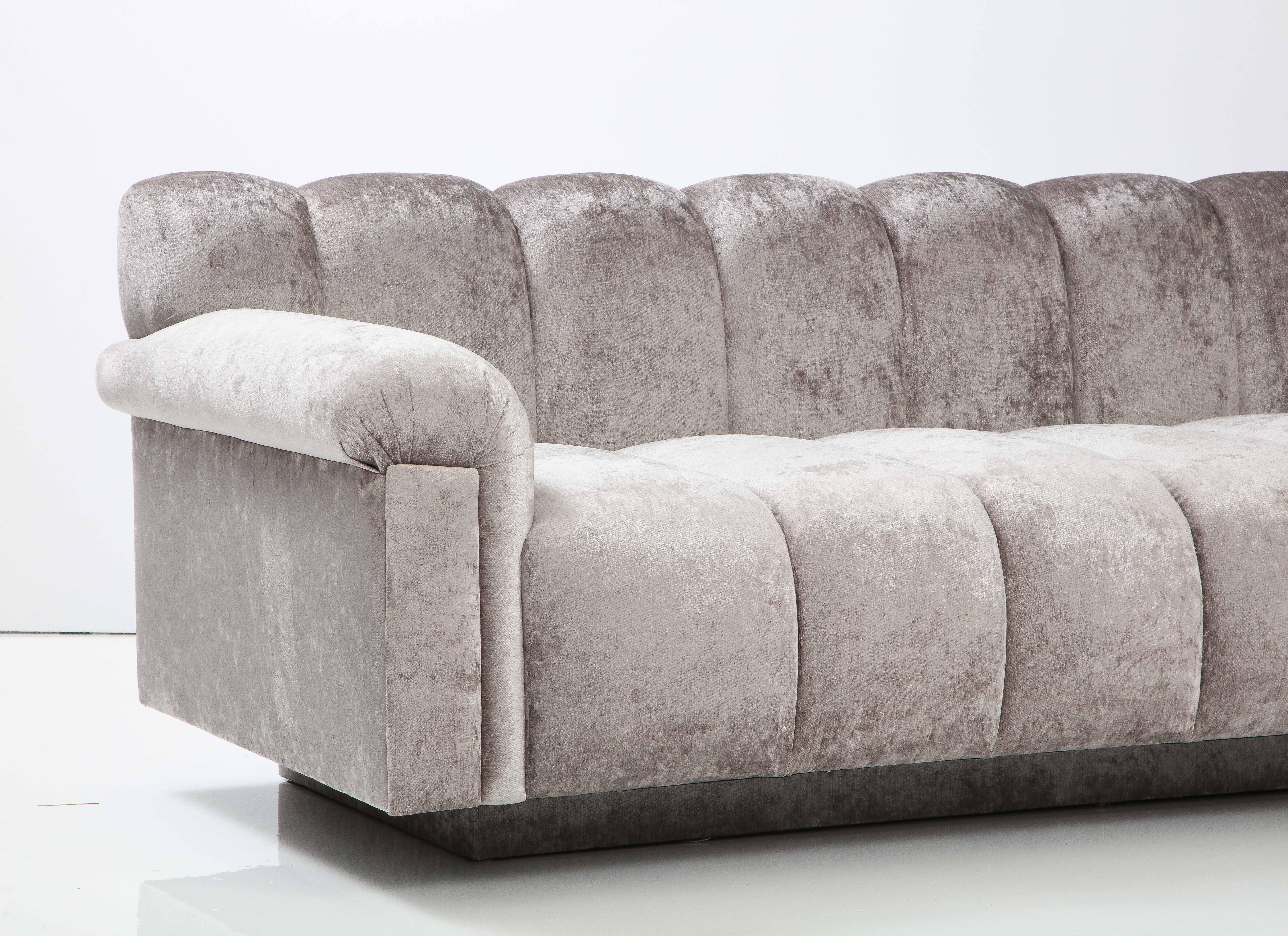 Mid-Century Modern Fabulous 1980's Steve Chase Sofa For Sale