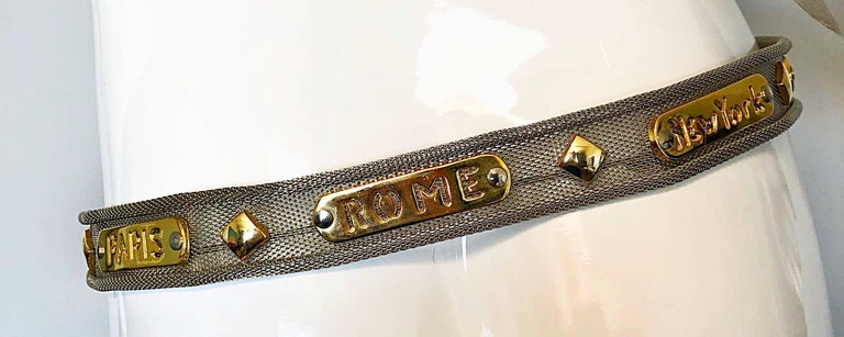 Fabulous 1990s Silver Gold Novelty Souvenir Vintage 90s  display picture 1