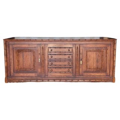 Fabulous 19th Century French Faux Bamboo Credenza