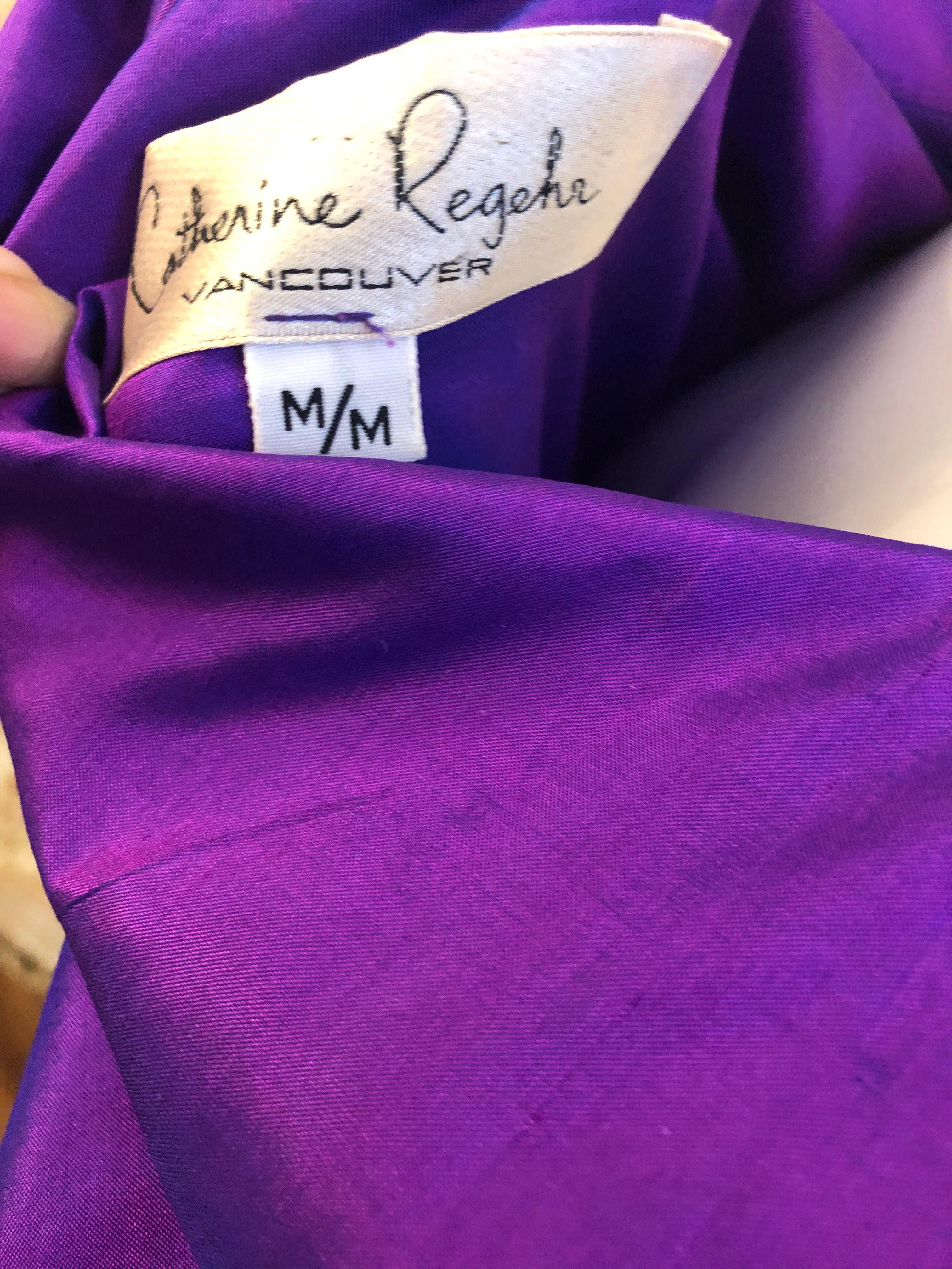 Fabelhaftes 90er Jahre Catherine Regehr Seidenkleid M Damen