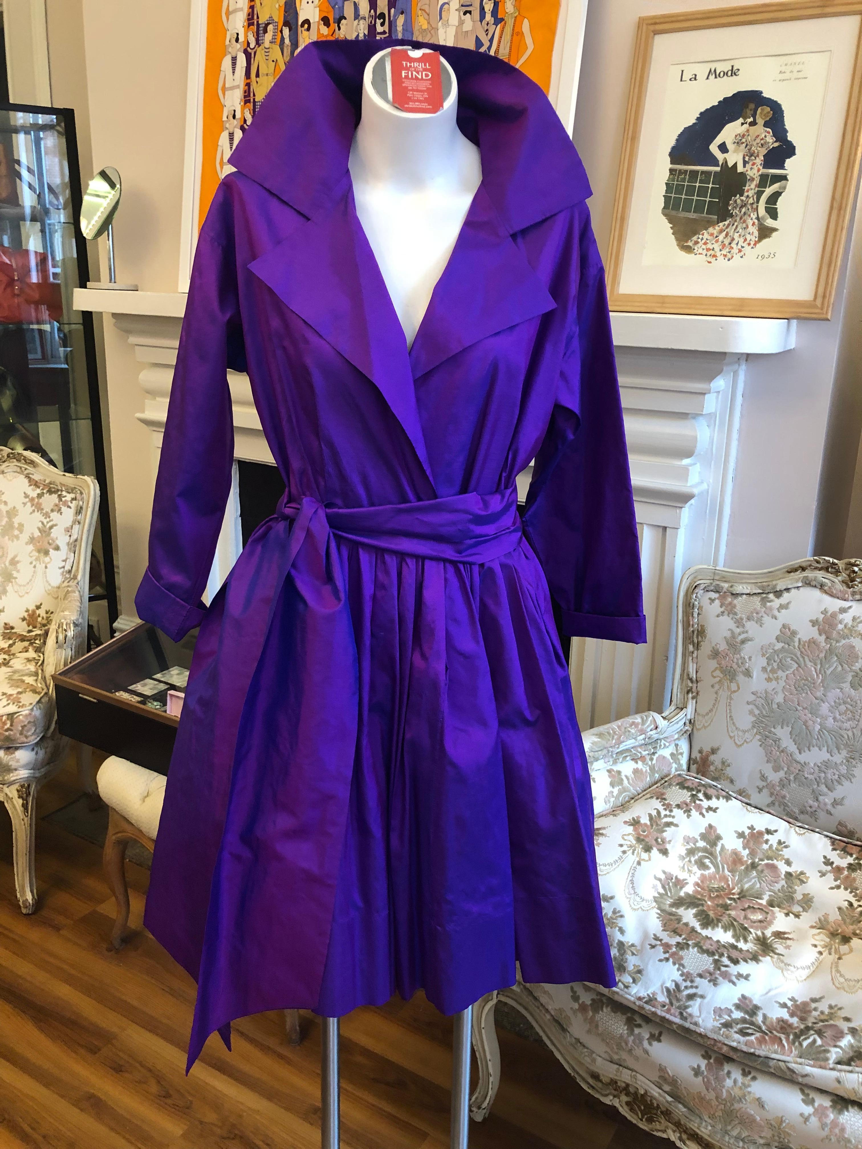 Fabelhaftes 90er Jahre Catherine Regehr Seidenkleid M 1