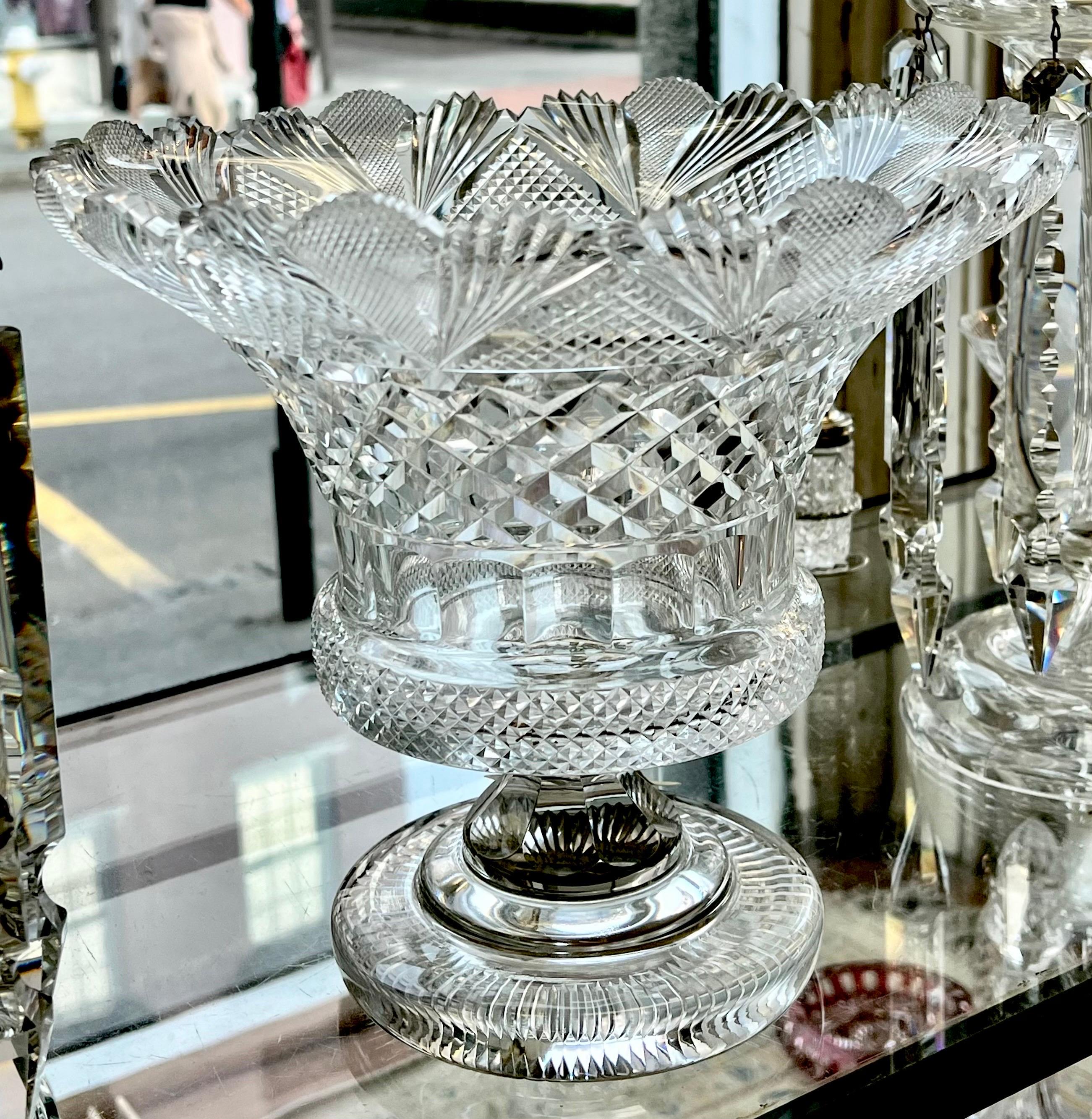 Georgian Fabulous Antique Anglo-Irish Hand Cut Crystal 