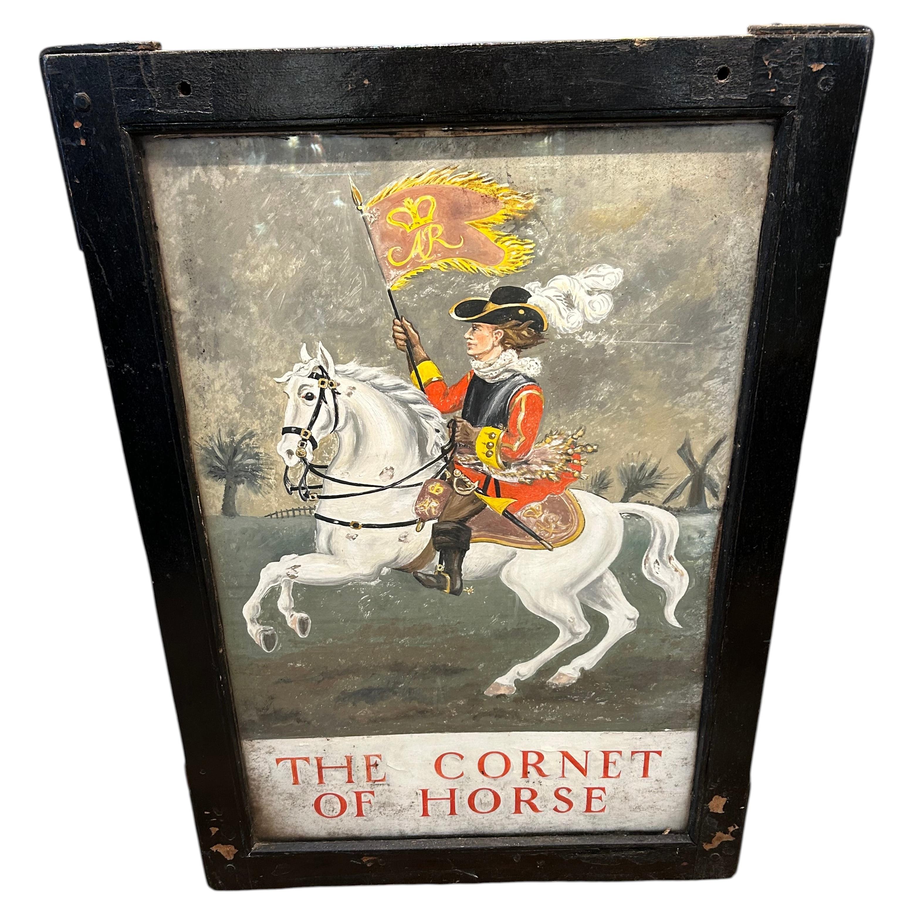 Fabulous Antique British London Pub Two Sided Sign