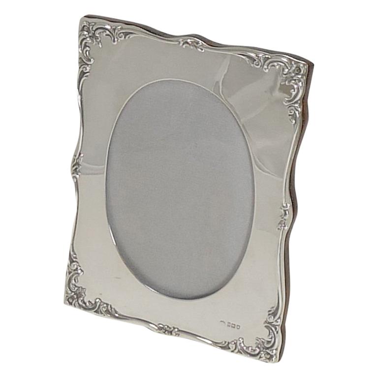 Fabulous Antique English Sterling Silver Photograph Frame by William Comyns