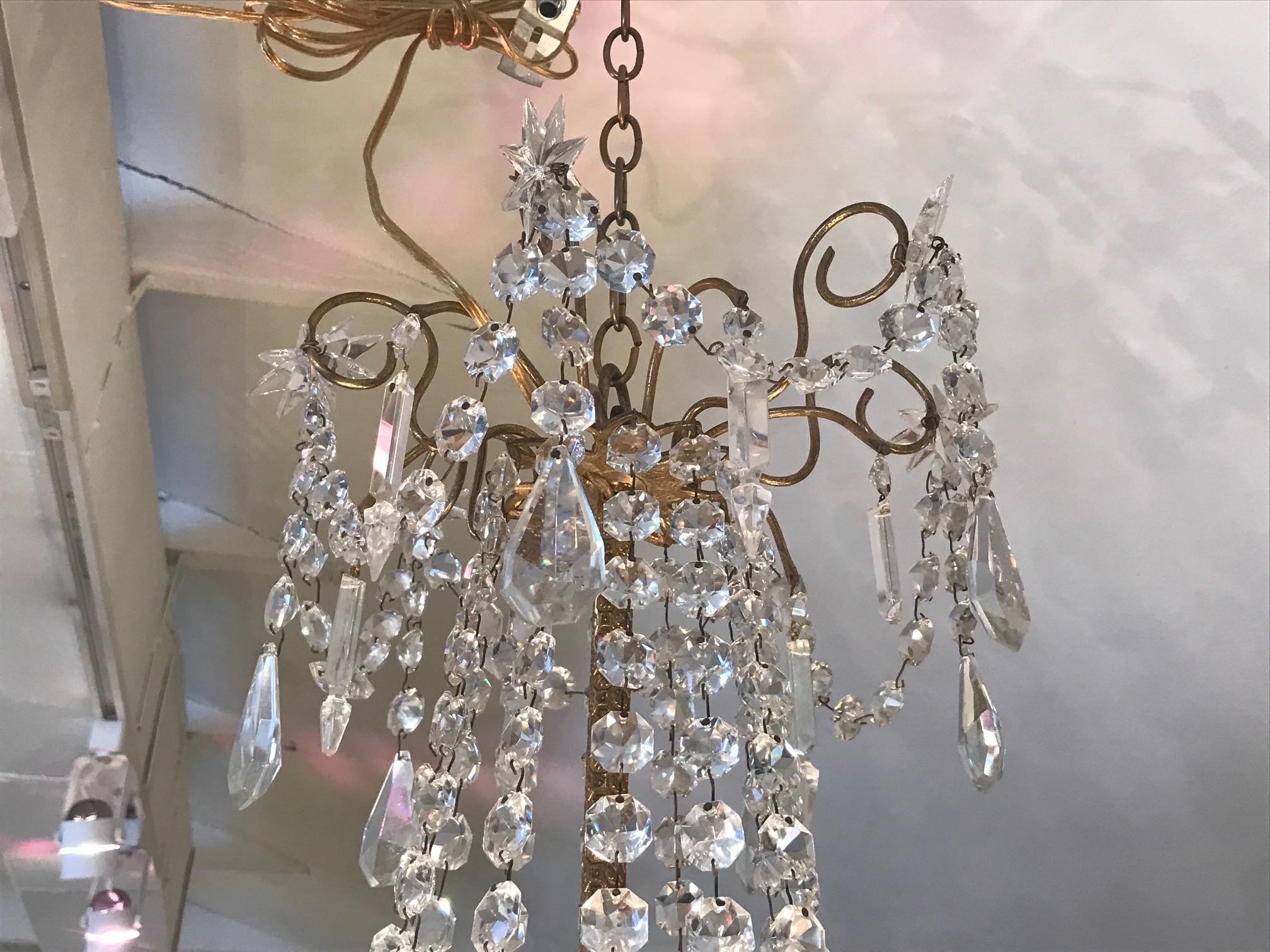 Early 20th Century Fabulous Antique French Empire Twelve-Arm Chandelier For Sale