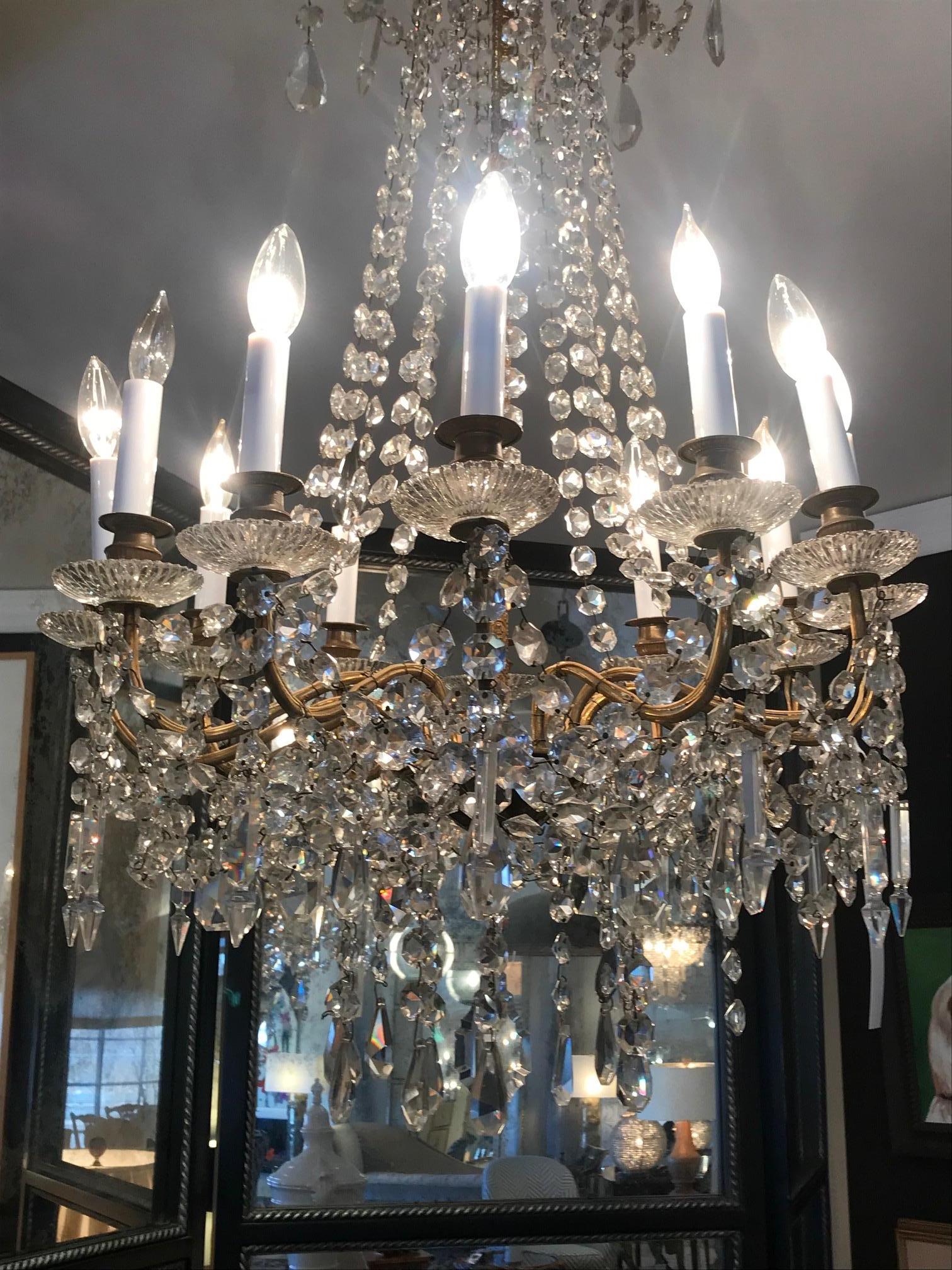 Fabulous Antique French Empire Twelve-Arm Chandelier 2