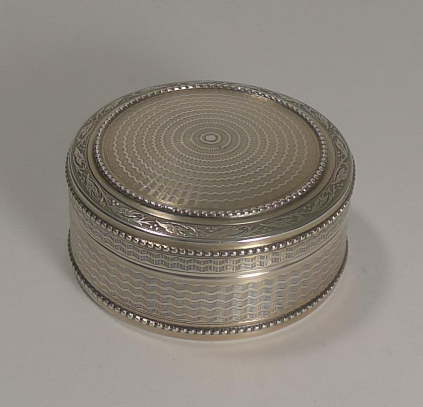 Fabulous Antique French Sterling Silver Table Box, circa 1910-1920 In Good Condition In Bath, GB