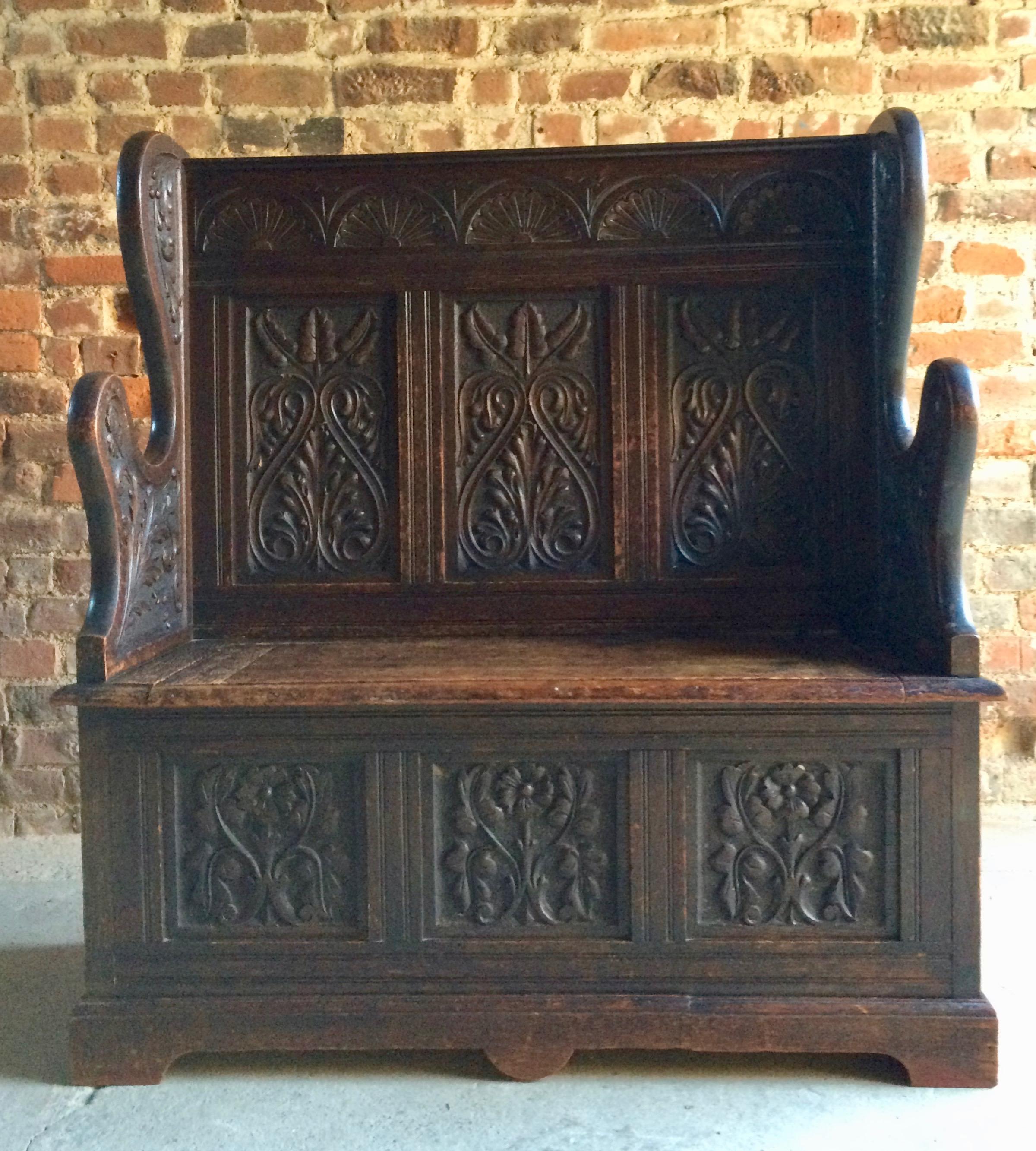 antique monks bench