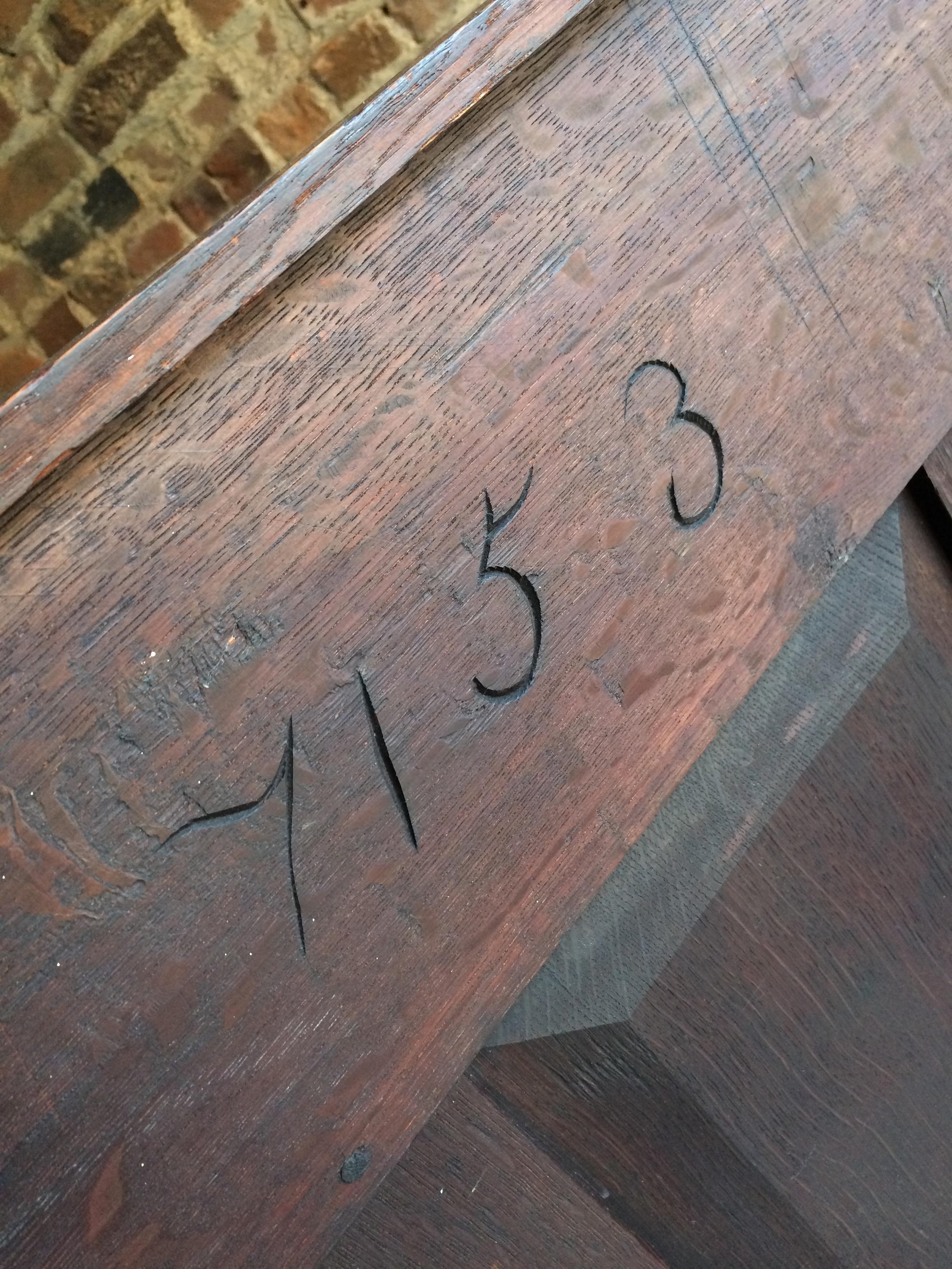 Gothic Revival Fabulous Antique Hall Seat Box Settle Monks Bench Solid Oak Victorian