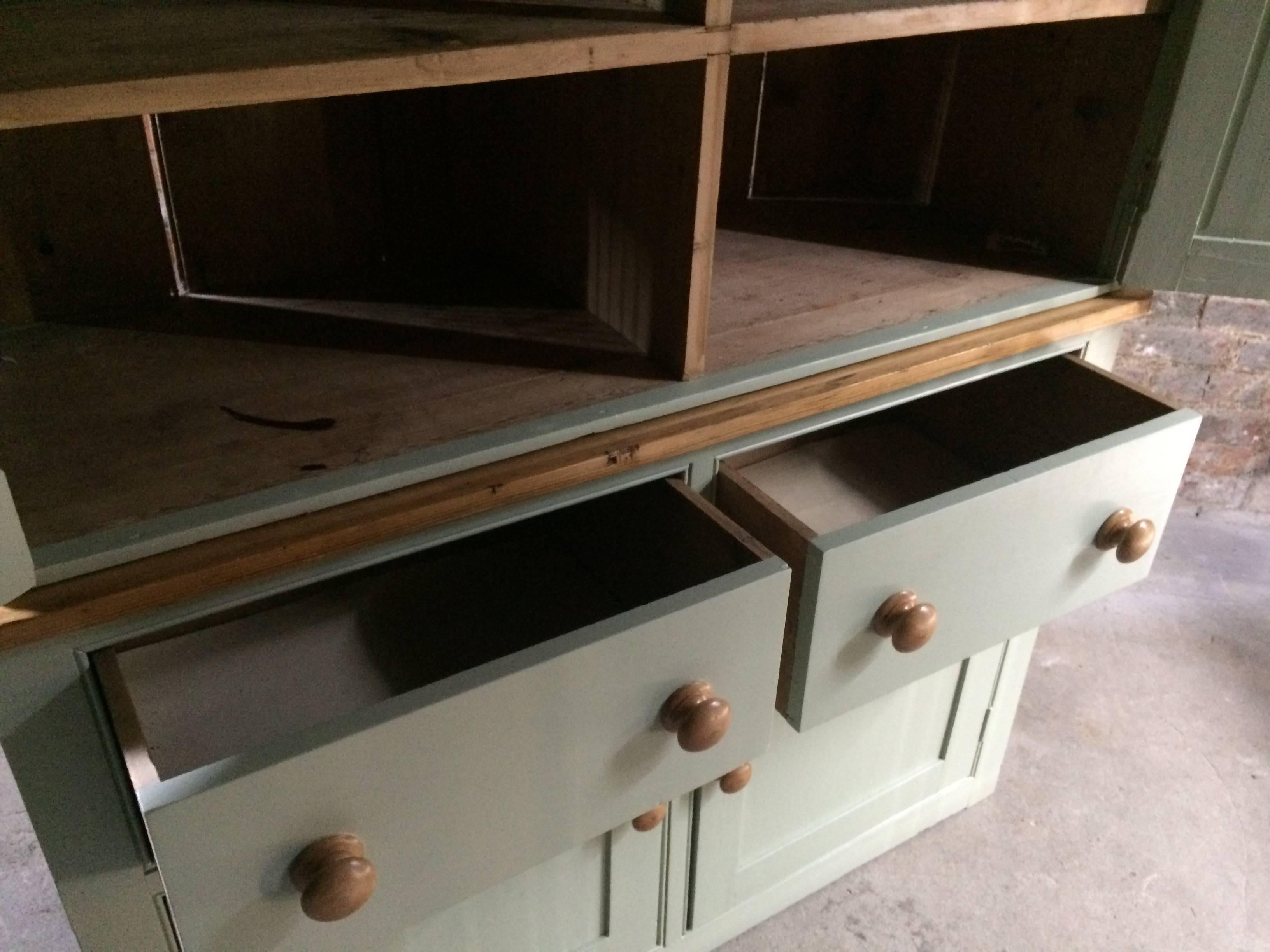 Fabulous Antique Housekeepers Cupboard Pine Victorian, 19th Century In Good Condition In Longdon, Tewkesbury