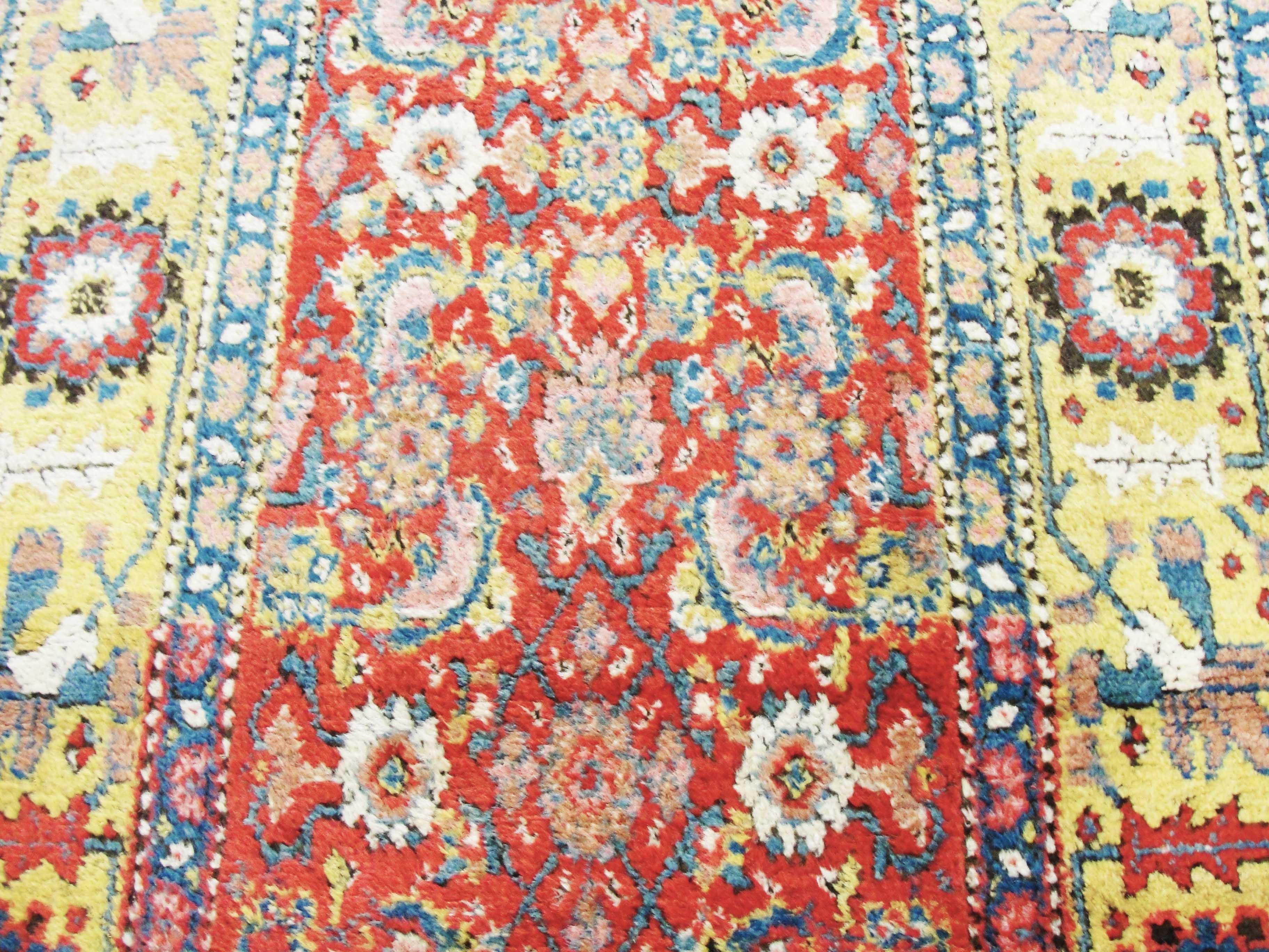 Persiano Antico tappeto persiano Bijar Runner Gallery in vendita