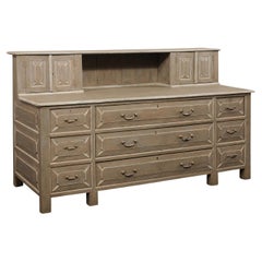 Fabulous Antique Portuguese Refectory Cabinet w/Great Storage 
Display Options!