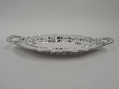 Fabulous Antique Tiffany Chrysanthemum Sterling Silver Serving Dish