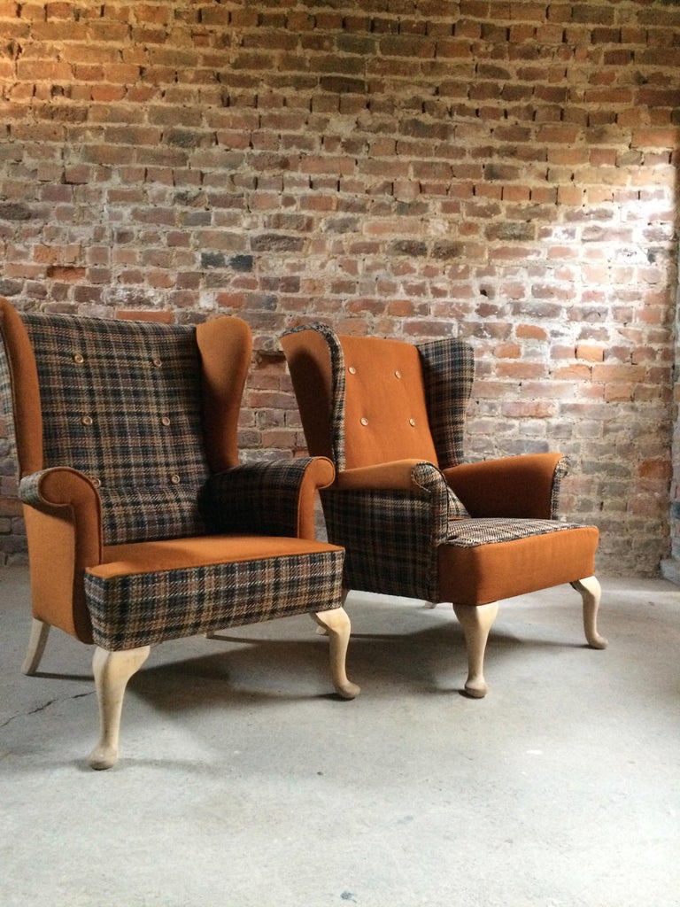 Fabulous Armchairs Pair the Thunderbird Parker Knoll Fireside Wing