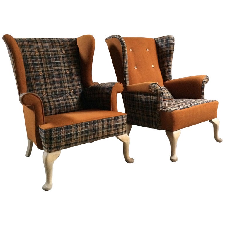 Fabulous Armchairs Pair the Thunderbird Parker Knoll Fireside Wing