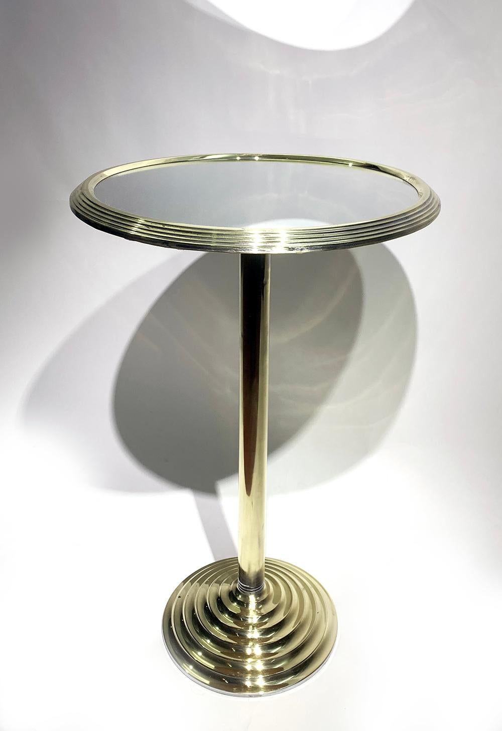 French Fabulous Art Deco Pedestal Side Table  For Sale