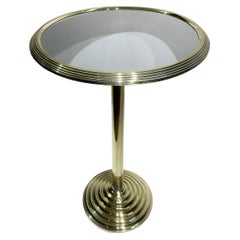 Fabulous Art Deco Pedestal Side Table 