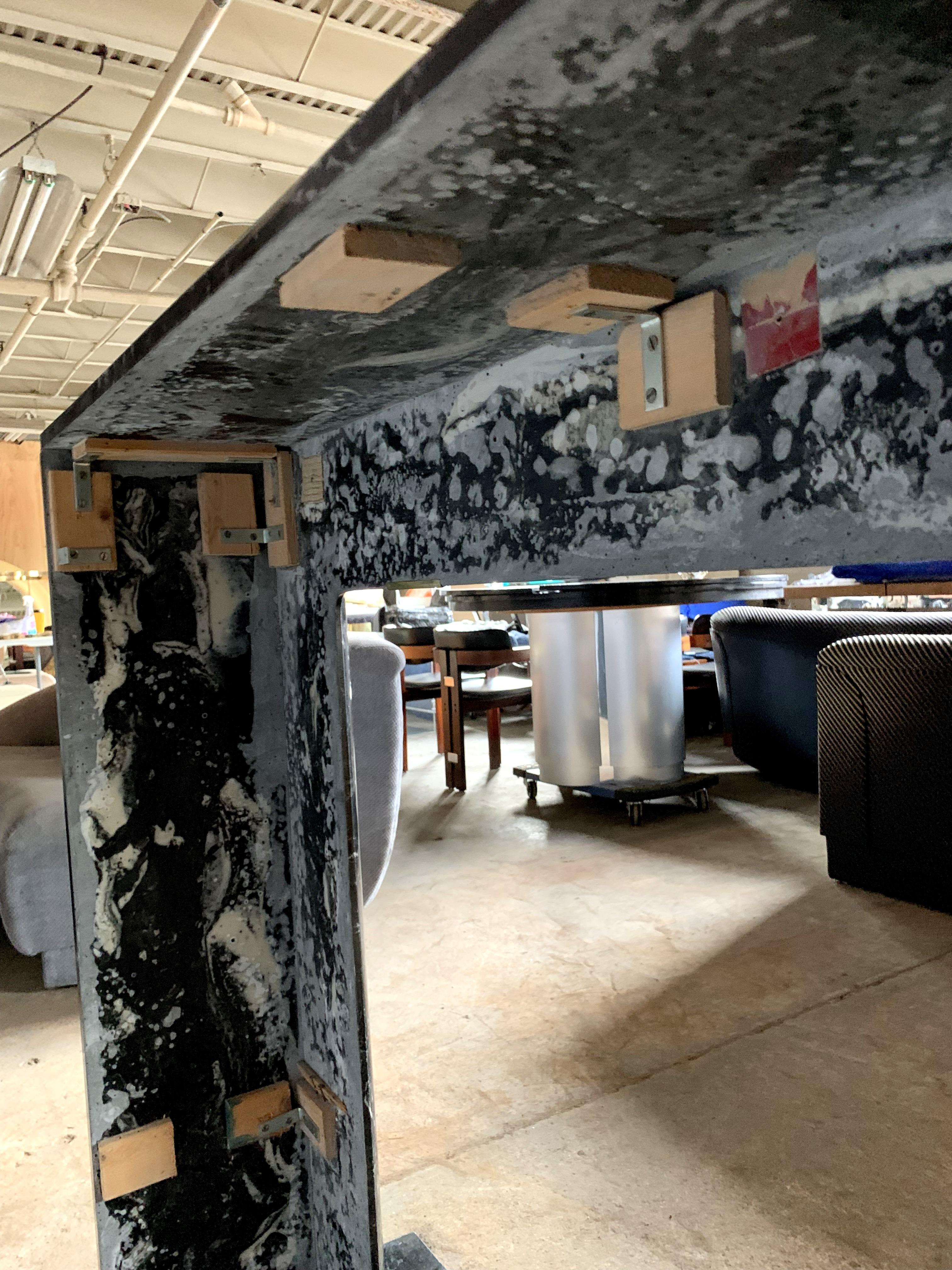 Fabulous Brass Marble and Composite Fireplace Surround 6