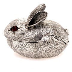 Fabulous Cartier Sterling Bunny Box